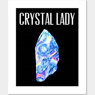Crystal lady Posters and Art